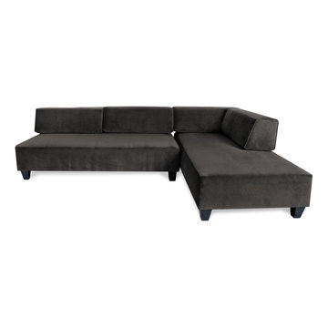 Dot Modern, Modular Sectional in Gray