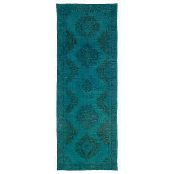 Rug N Carpet - Hand-knotted Turkish 4' 8'' x 12' 10'' Vintage Runner Rug