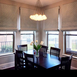 Custom Window Treatments - Roman Shades