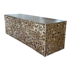 Luxury Designer Furniture Consignment &mdash; RARE NEIDERMAIER BRONZE COCKTAIL TABLE - Side Tables And End Tables