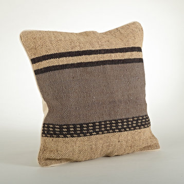 Down-Filled Kilim Design Throw Pillow