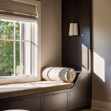 Primary Bedroom Built-In Window Bench