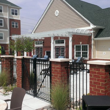 Apartment Complex Pergola