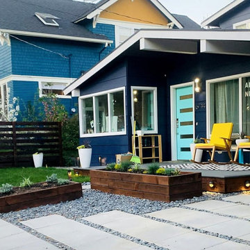 Modern Horizontal Cedar Fence