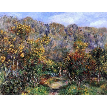 Pierre Auguste Renoir Landscape With Mimosas Wall Decal