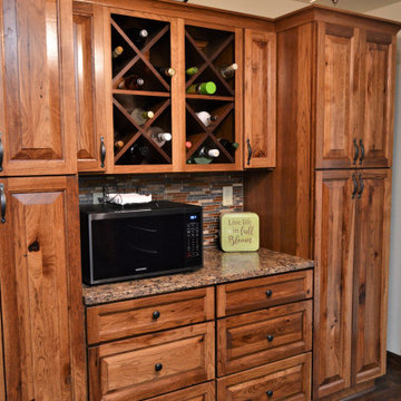 La Porte, IN. Haas Signature Collection. Rustic Hickory Kitchen