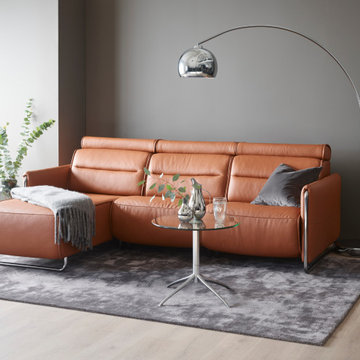 Stressless® Emily Steel/Paloma New Cognac