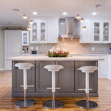 Shaker White (Value Series) and Newport in Slate (Select Series)