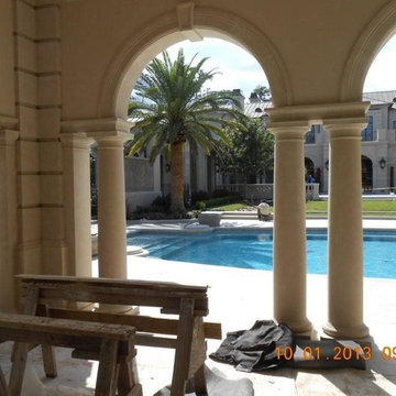 Custom Cut Lueders Limestone Carvings - Mezger