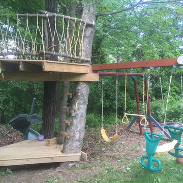 Tree houses and climbing walls