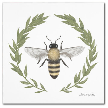 Sara Zieve Miller 'Happy to Bee Home I' Canvas Art, 14x14