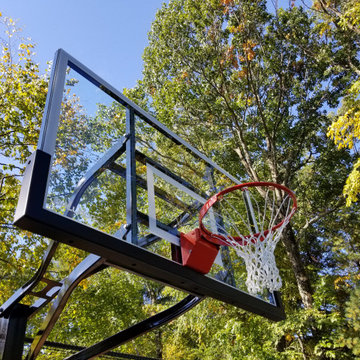 Backyard Basketball Court Bolton, MA