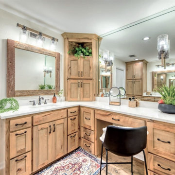 Rustic Master Bathroom Remodel