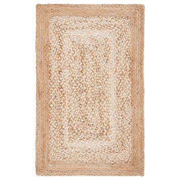 Safavieh Vintage Leather Collection NF885B Rug, Natural/Ivory, 2' X 3'
