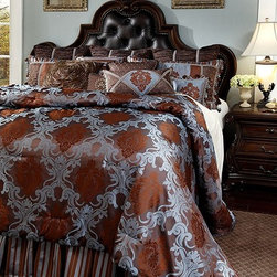 AICO Furniture - Bellingham Court Luxury Bedding Sets - BCS-KS13-BELLING-CHO - Bedroom Products