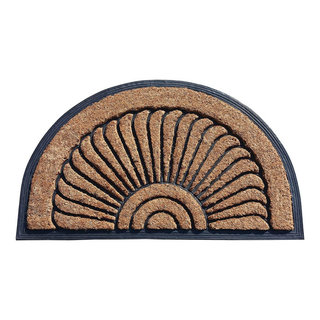 Calloway Mills Black Arch 18 x 30 Doormat