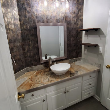 Rustic and Elegant Jack & Jill Bathroom Update