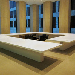 Contemporary Conference Table - Desks And Hutches