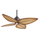 Minka Aire - Minka Aire F581-ORB Ceiling Fan Gauguin Oil Rubbed Bronze - 52`` 5-Blade Ceiling Fan in Oil Rubbed Bronze Finish with Bahama Beigeâ„¢ Blades with Integrated Halogen Light