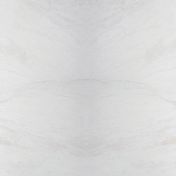 Mystery White Marble Slab Bookmatch - Kitchen Countertops