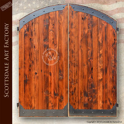 Wood Entrance Gate Huntington Castle - GW1308 - Gardening And Lawn Care