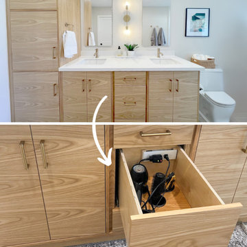 Bathroom Vanity In-Drawer Outlets