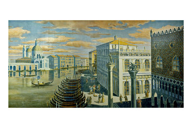 "Carnevale in Venezia" Fliesen, 480 x 240 cm, Preis: € 4 500,- zzgl. 7 % MwSt.