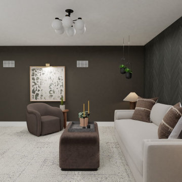 Loft Living Room with Sleeper Sofa