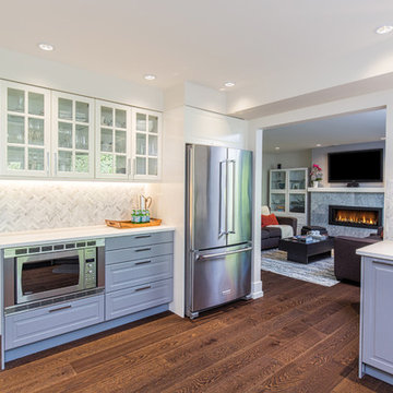 After Photo of kitchen facing Family Room