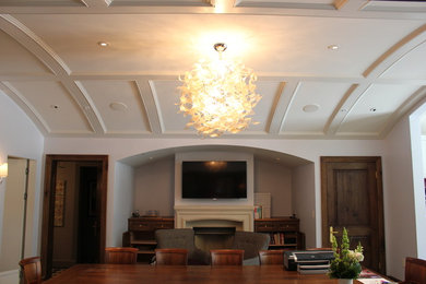 Inspiration for a mediterranean dining room remodel in San Francisco