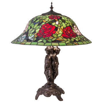 24 High Tiffany Rosebush Table Lamp