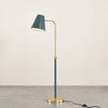 Zoe Feldman by Mitzi Georgann Floor Lamp Aged Brass/Soft Studio Green