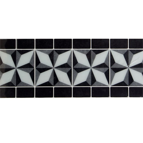 Truu Design Plastic Peel/Stick Backsplash Wall Tile Set Multi-Color (Set of 12)