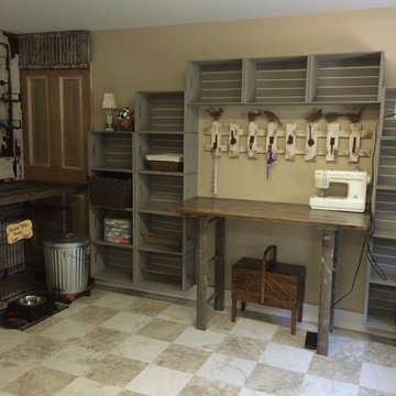 Client House Mudroom/laundry makeover