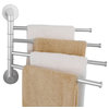 Lifewit 4-Arm Swivel Bars 13 Wall-Mounted Bathroom Towel Rack Hanger