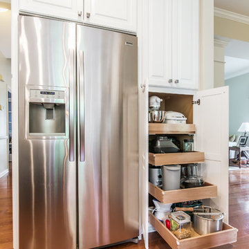 Transitional Kitchen with a Unique Flare