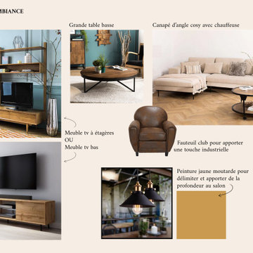 Planche d'ambiance - Salon