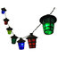 Kingfisher 40 Multi-Coloured LED Lantern String Lights