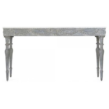Console Table LUCIEN Charcoal Poplar