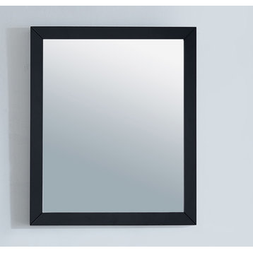 Fully Framed 24" Grey Mirror
