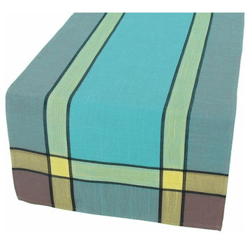 Riviera Table Linens 15"x36" Table Runner, Teal