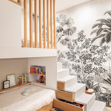 Un appartement Haussmannien familial et minimaliste
