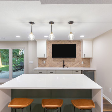 Traditional/Transitional Basement Finish Leawood, KS