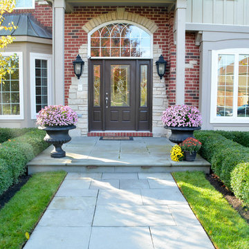 McHenry Front Landscaping Entryway