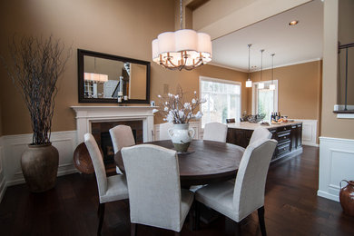 Elegant dining room photo in Seattle