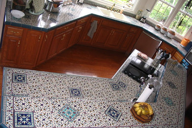 Kitchen - mediterranean kitchen idea in Other