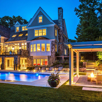 Retractable Canopy, New Canaan
