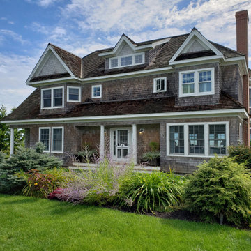 Gorgeous stonework, plantings and an ocean view!