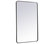Elegant Decor MR803048BK Soft Corner Metal Rectangular Mirror, 30"x48"