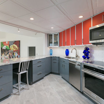 Princeton, NJ - Compact Kitchen Remodel featuring Crystal Cabinets